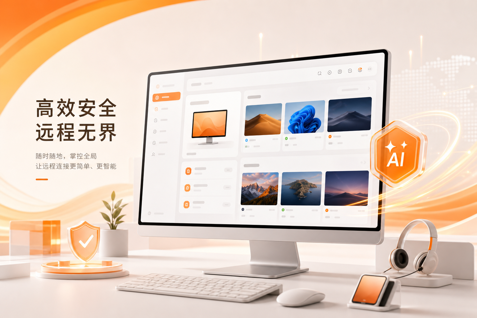 向日葵远程设备实时管理终端